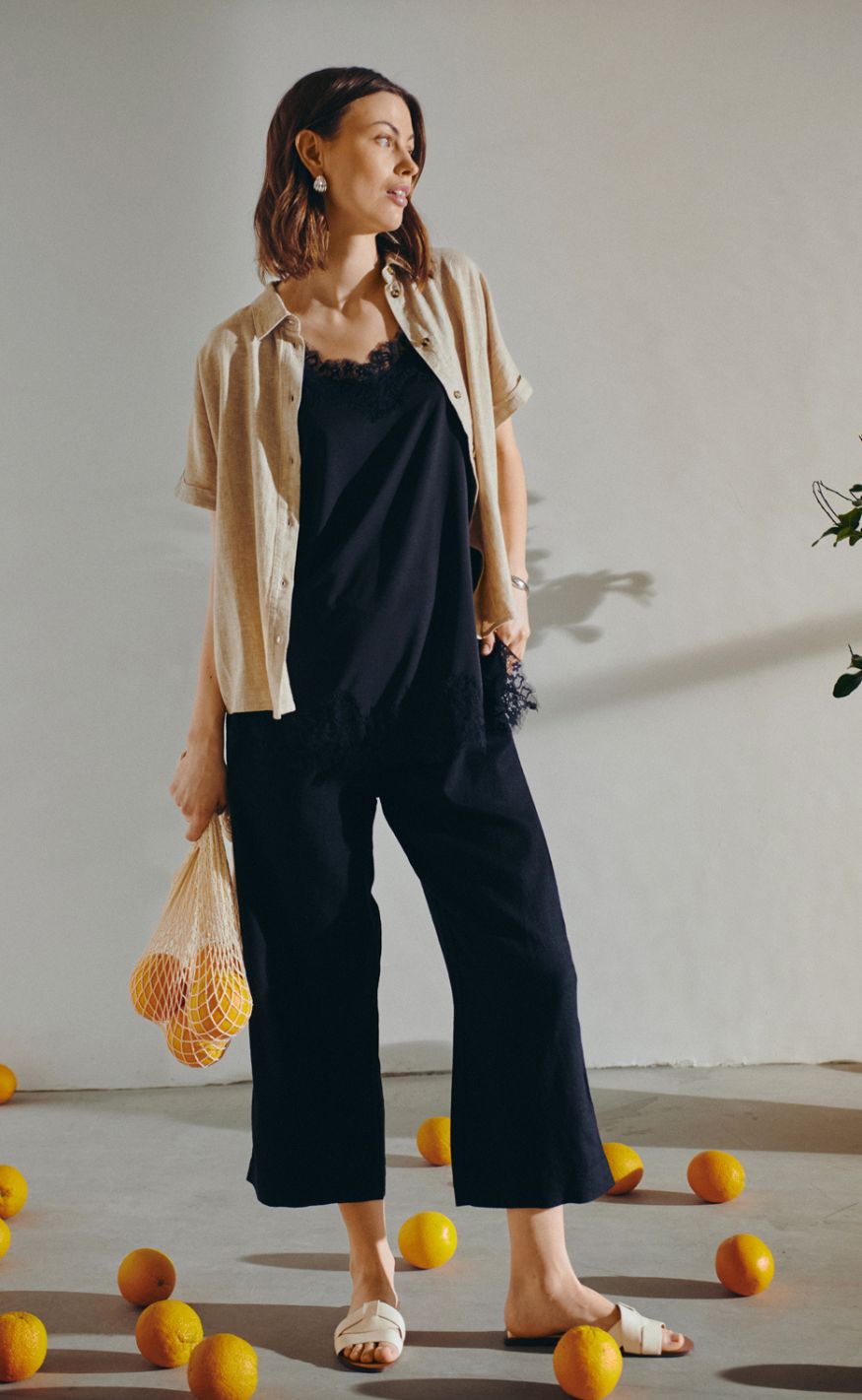Freequent Topp - Bicco Lace - Black