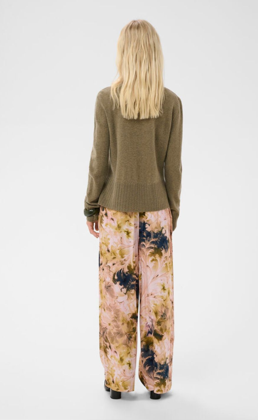 Culture Bukser - Andora Berna - Blue/Green Swirl