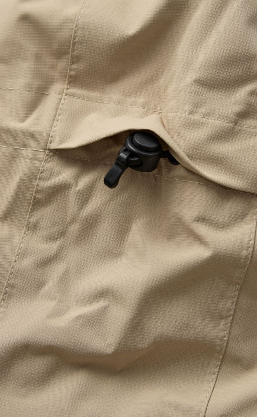H2O Jakke - Læsø Padded Long - Warm Grey