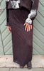 Say INA Copenhagen Skjørt - Linda Long - Dark Brown Lace