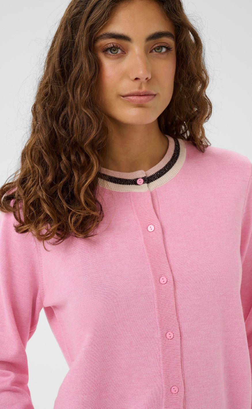 Culture Cardigan - Betri Annemarie - Begonia Pink Melange