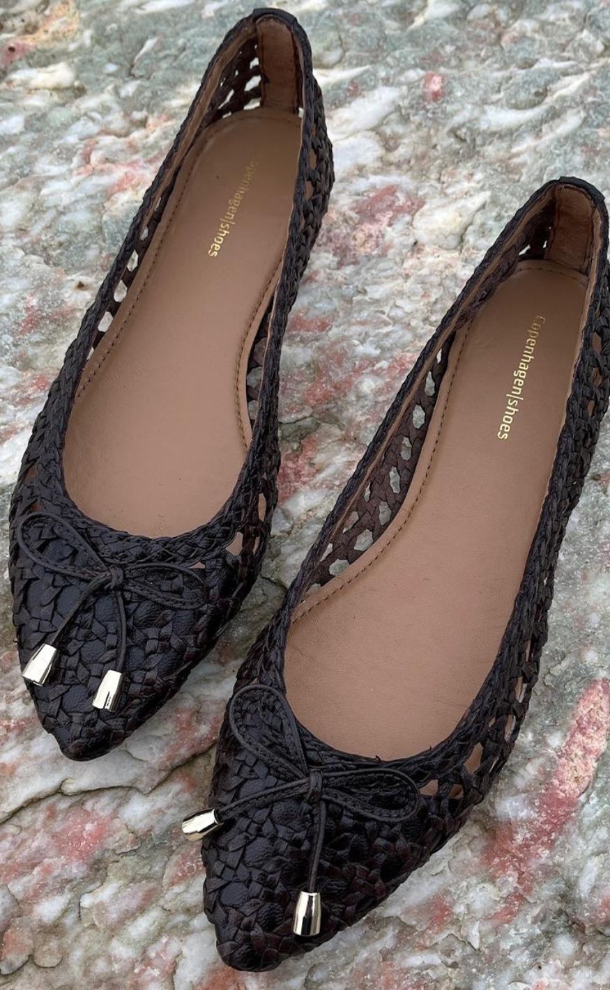 Copenhagen Shoes Ballerina - On My Love - Dark Brown