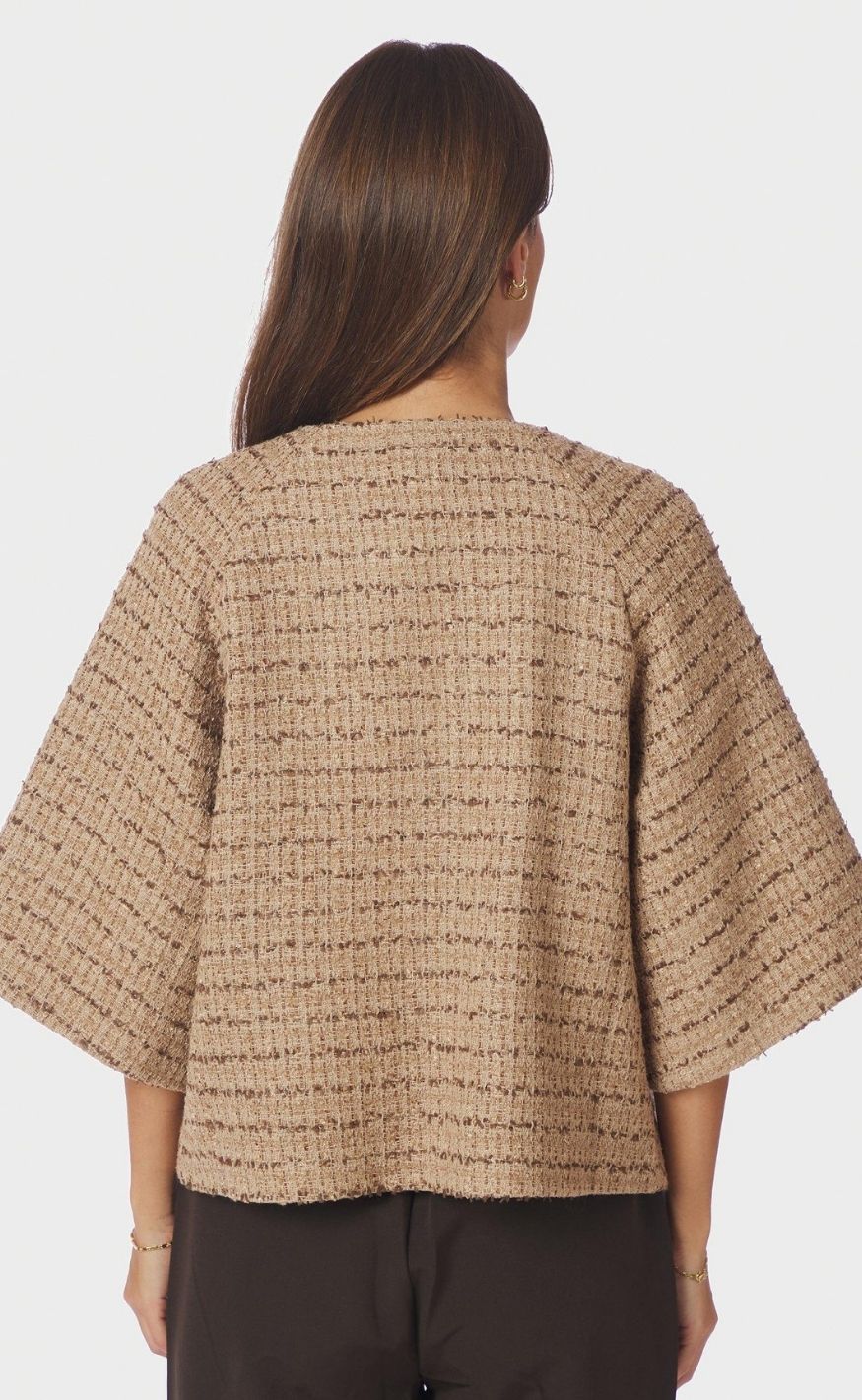 Neo Noir Jakke - Rosella Boucle Mini - Taupe