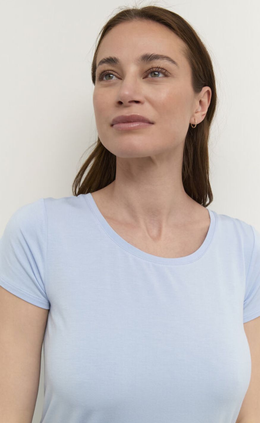 Culture T-shirt - Poppy - Cashmere Blue