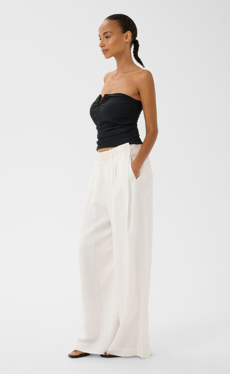 Gestuz Topp - Mao Tube - Black