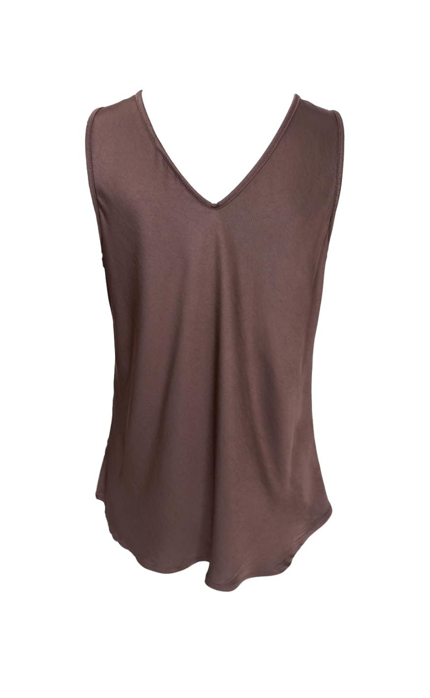 Black Colour Topp - Mabel - Coffee