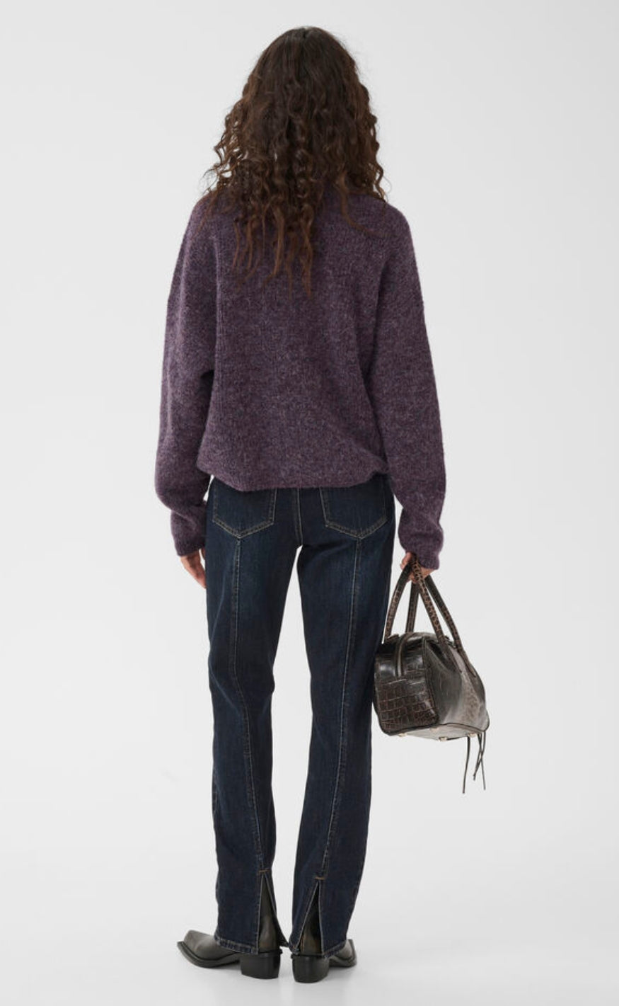 Gestuz Cardigan - Alpha Short - Juniper Melange