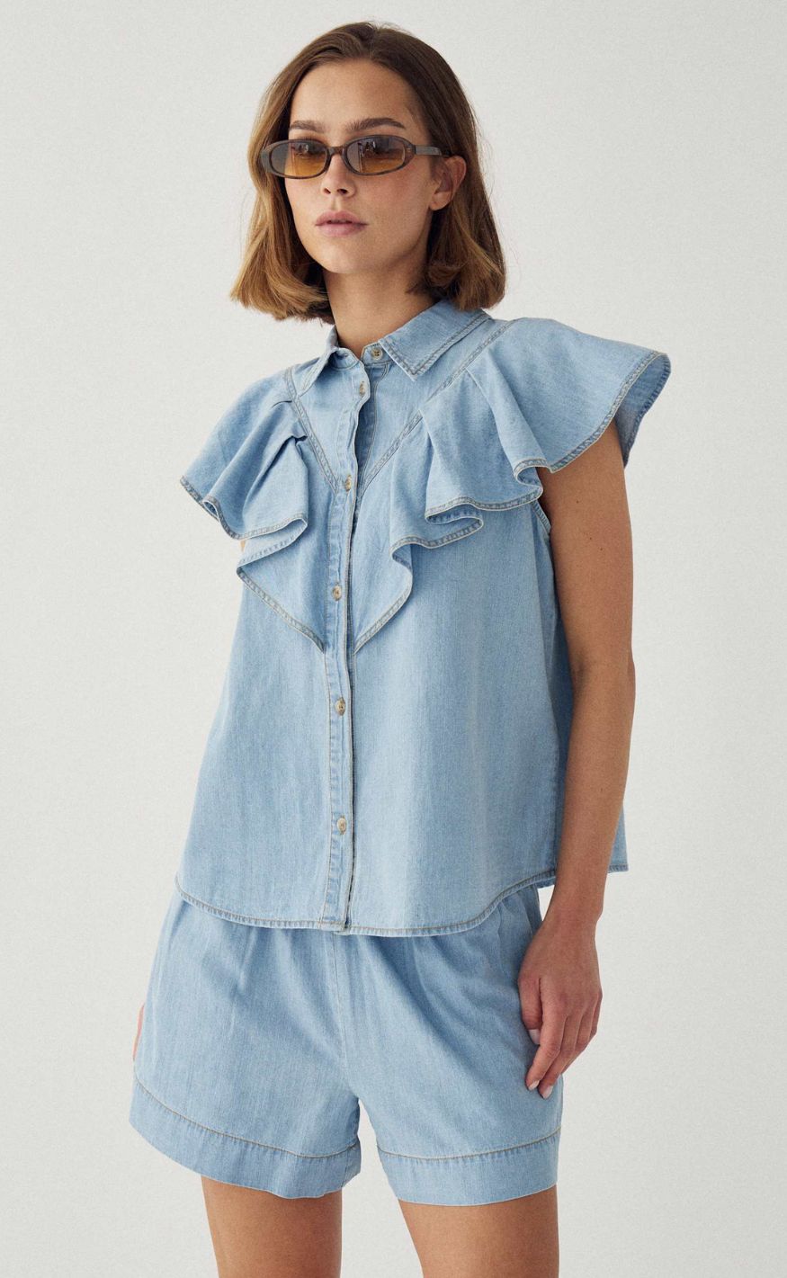 Noella Shorts - Marian MW - Light Wash