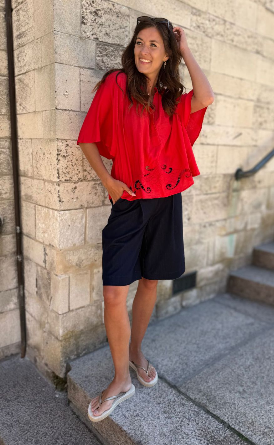 Love & Divine Topp - Love1607 - Red