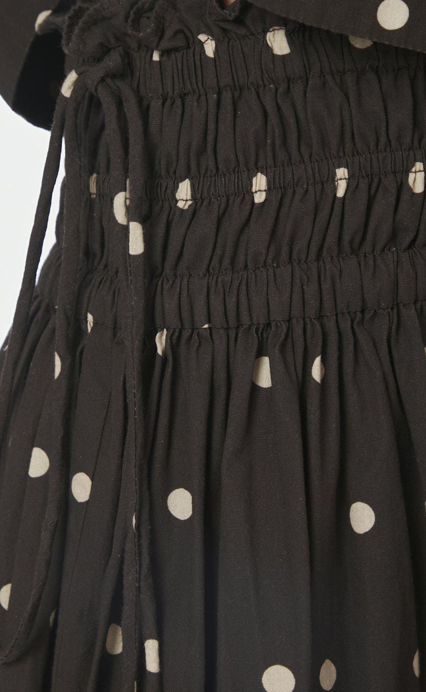 Neo Noir Skjørt - Lillie Dot - Dark Brown