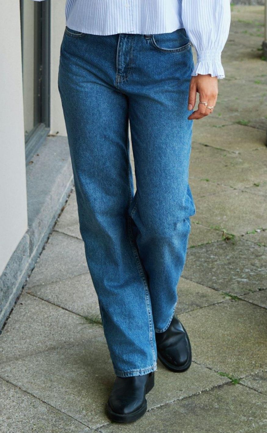 Neo Noir Bukser - Simona D - Stonewash