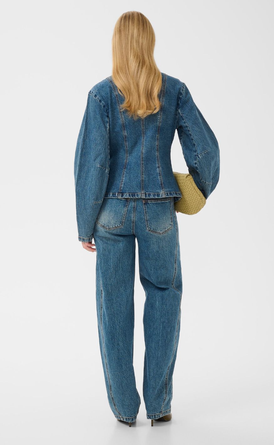 Gestuz Bukser - Melu Barrel - Classic Mid Blue Wash