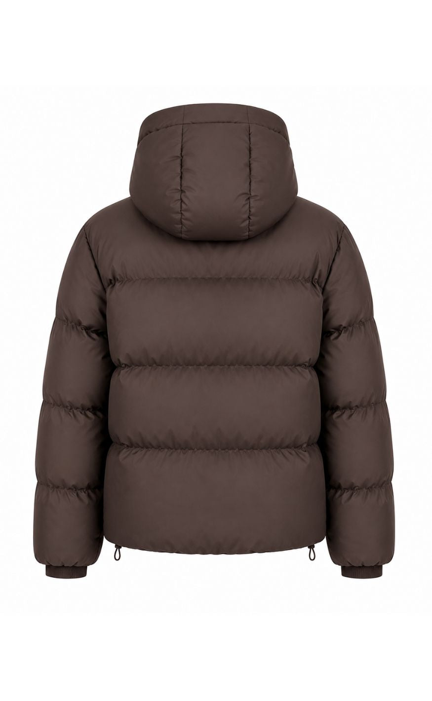 Say INA Copenhagen Jakke - Ella Puffer - Matte Dark Brown