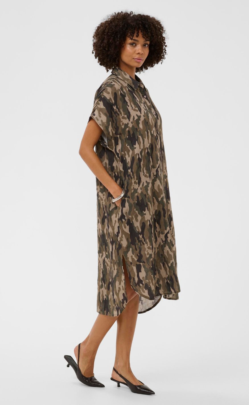 Culture Kjole - Elina Kaftan - Camouflage