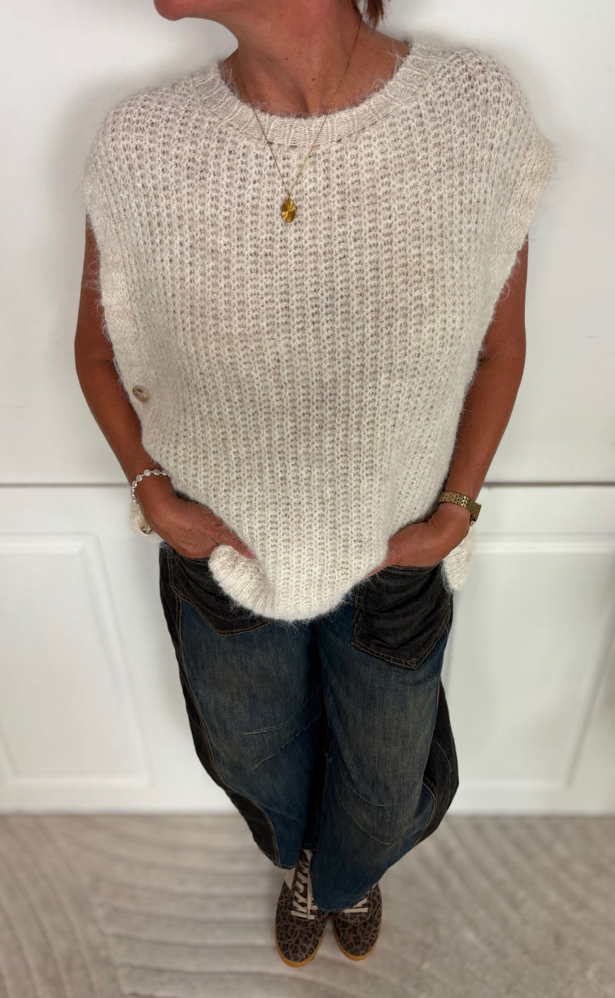 Marta Du Chateau Vest -  Coast - Beige Melange