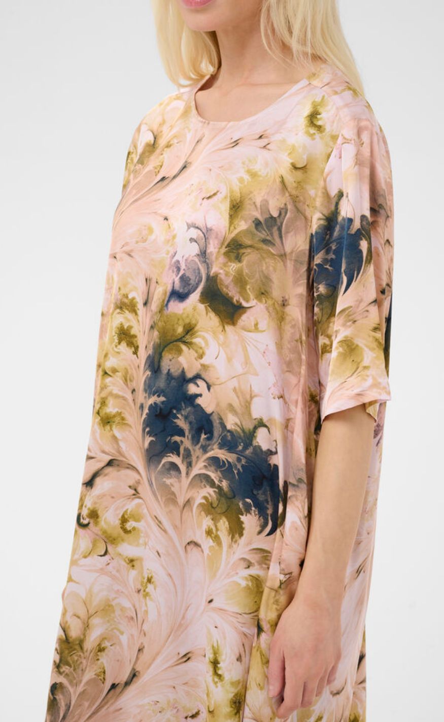 Culture Kjole - Andora Berna - Blue/Green Swirl