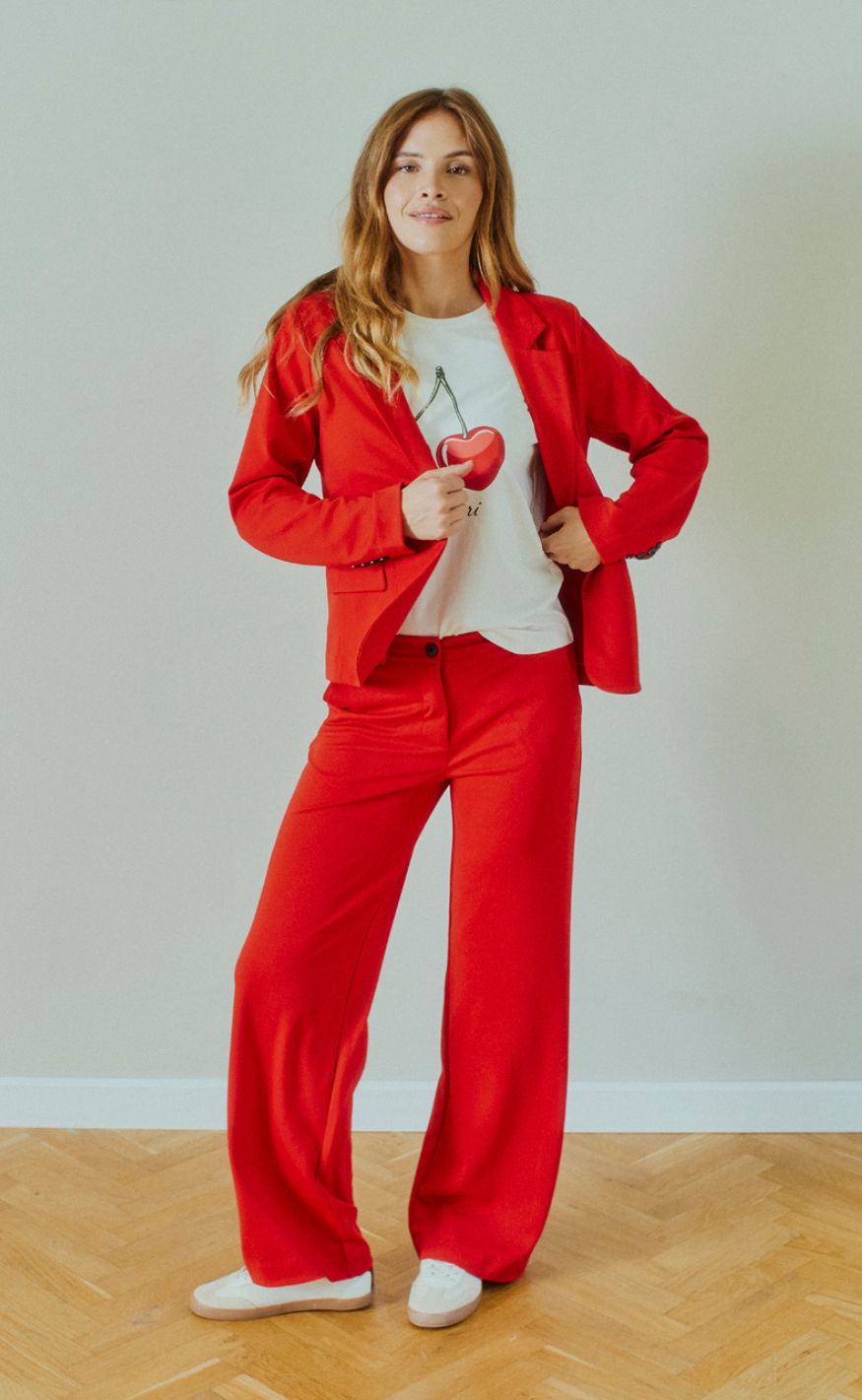 Freequent Bukser - Nanni - True Red