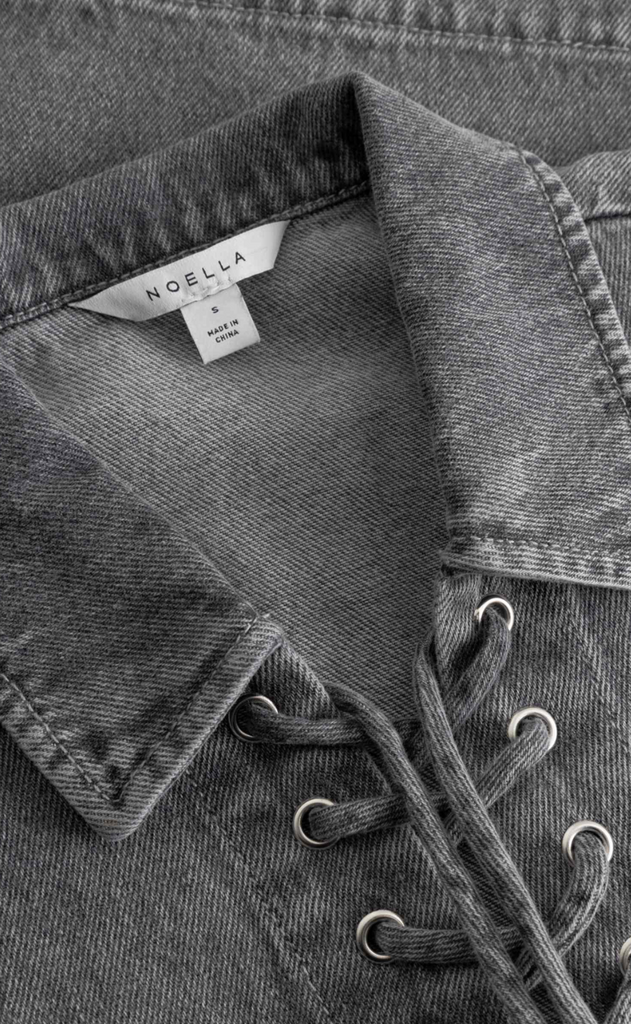 Noella Bluse - Marianna - Grey Wash