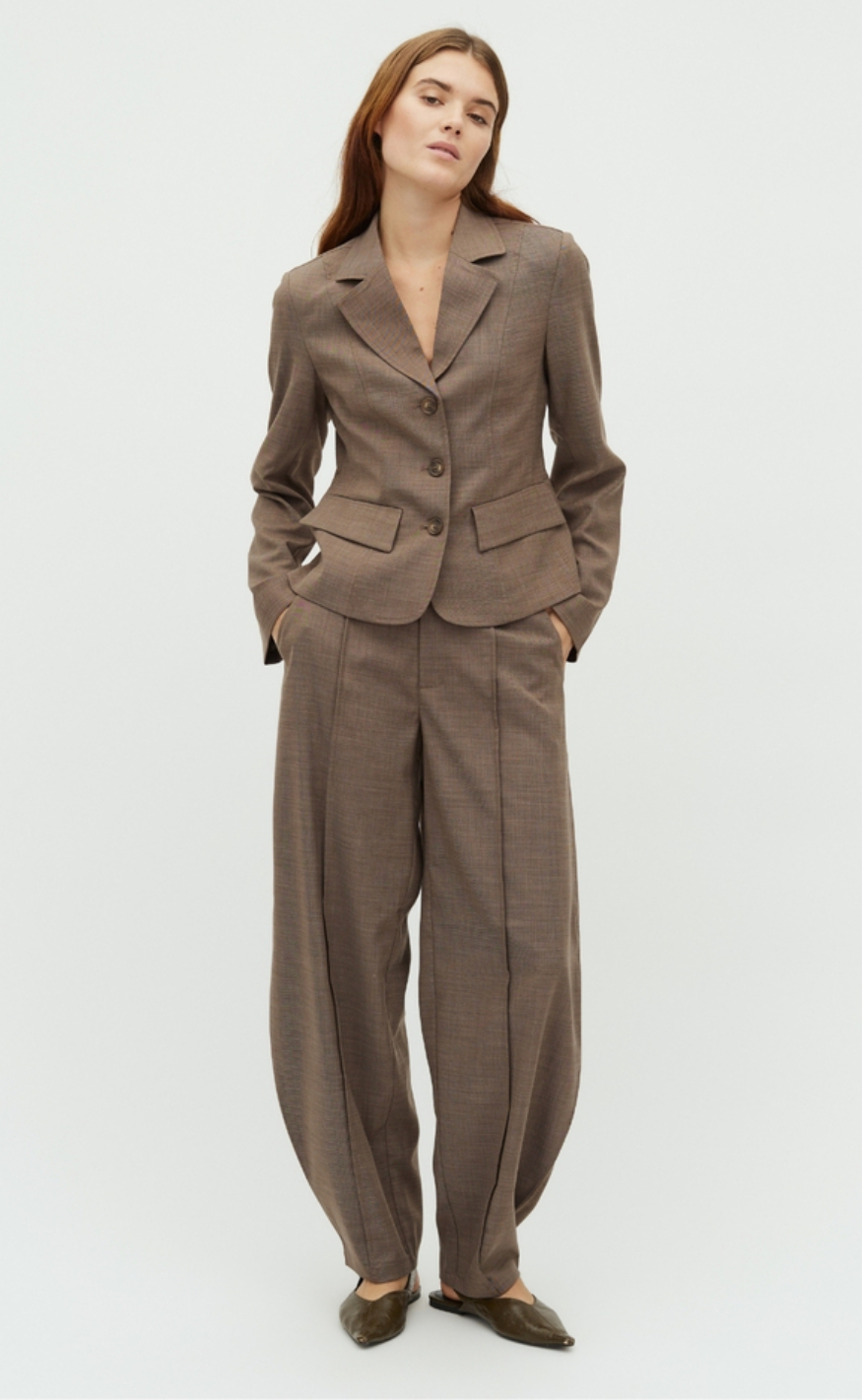 MbyM Blazer - Beratti - Chicory Coffee Melange