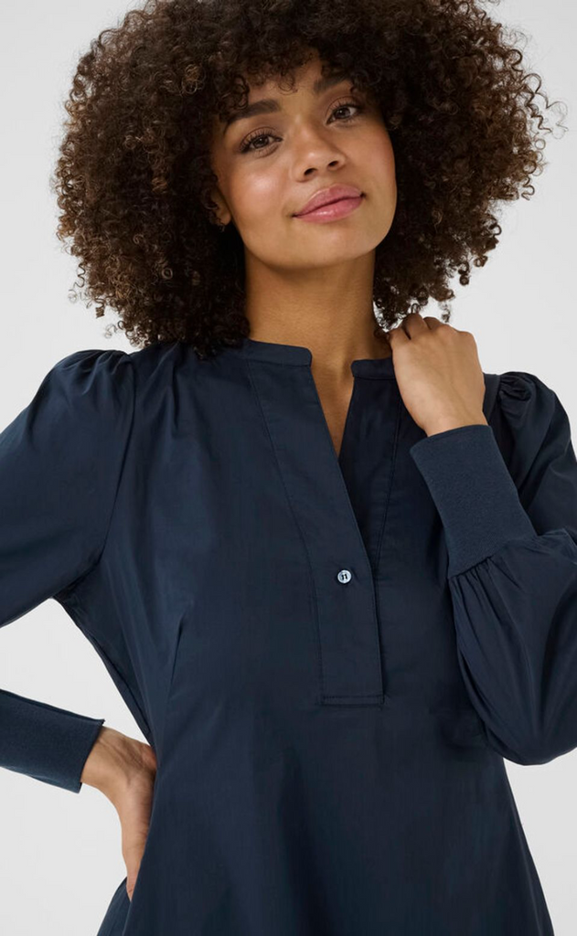 Culture Kjole - Antoinett - Blue Iris