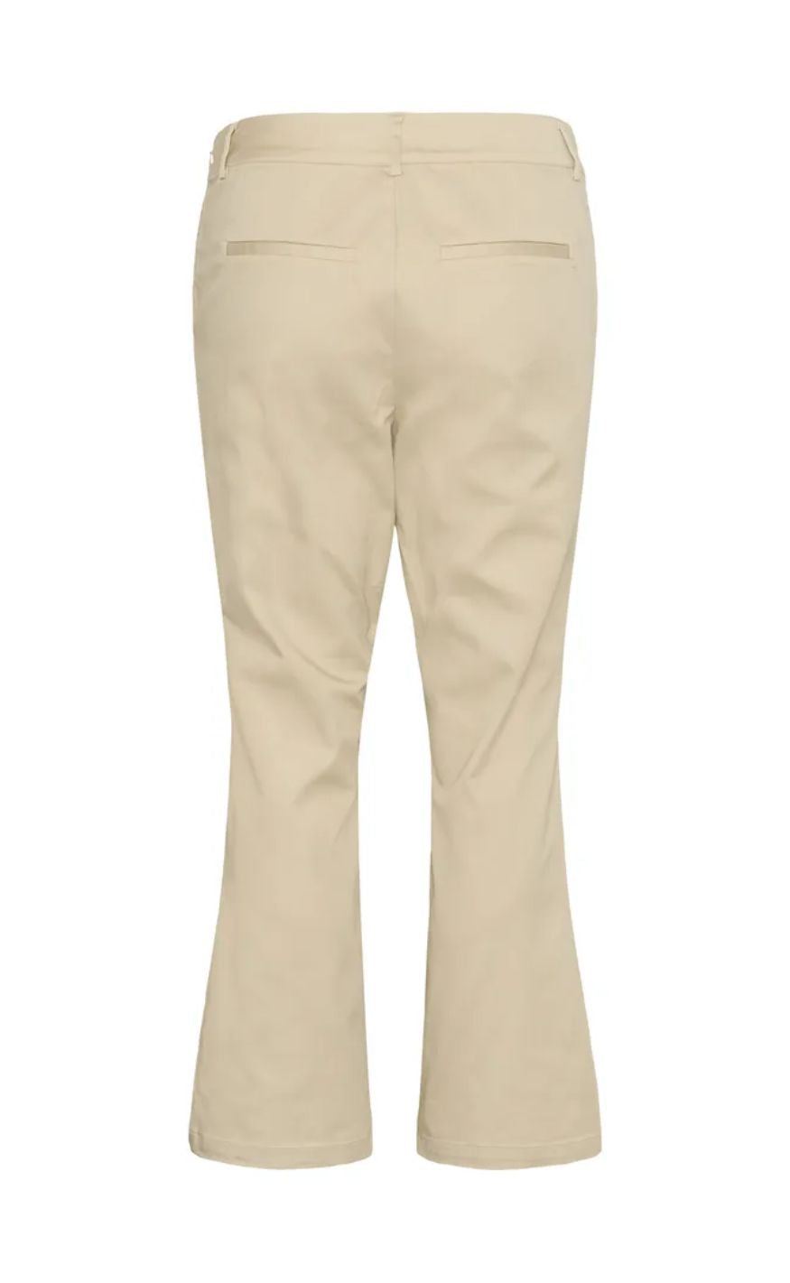 Culture Bukser - Caya Flare - Oyster Gray