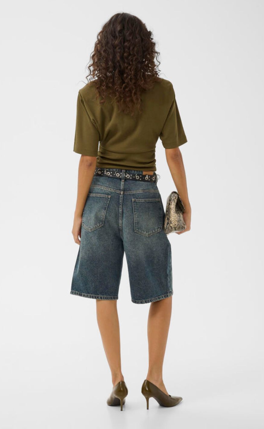 Gestuz T-Shirt - Betty - Military Olive