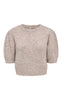 ONLY Strikk - Nellie SS - Mocha Meringue Melange