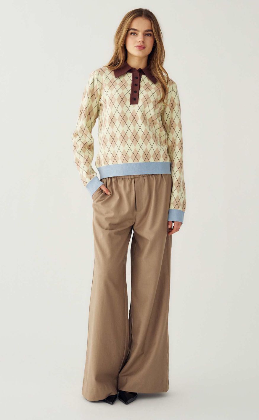 Noella Genser - Makayla - Diya Yellow Check