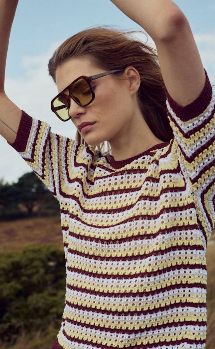 Noella Genser - N-Maylin - Dinah Brown Stripe