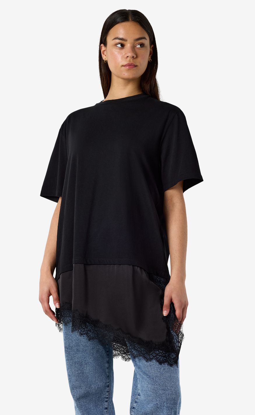 Noisy May T-shirt - Filla - Black