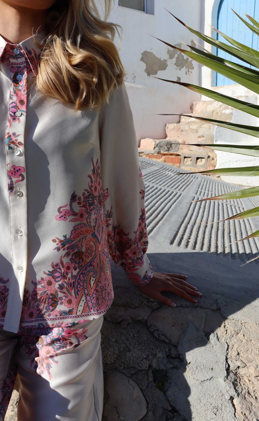 Liberte Skjorte - Wennise - Creme Paisley