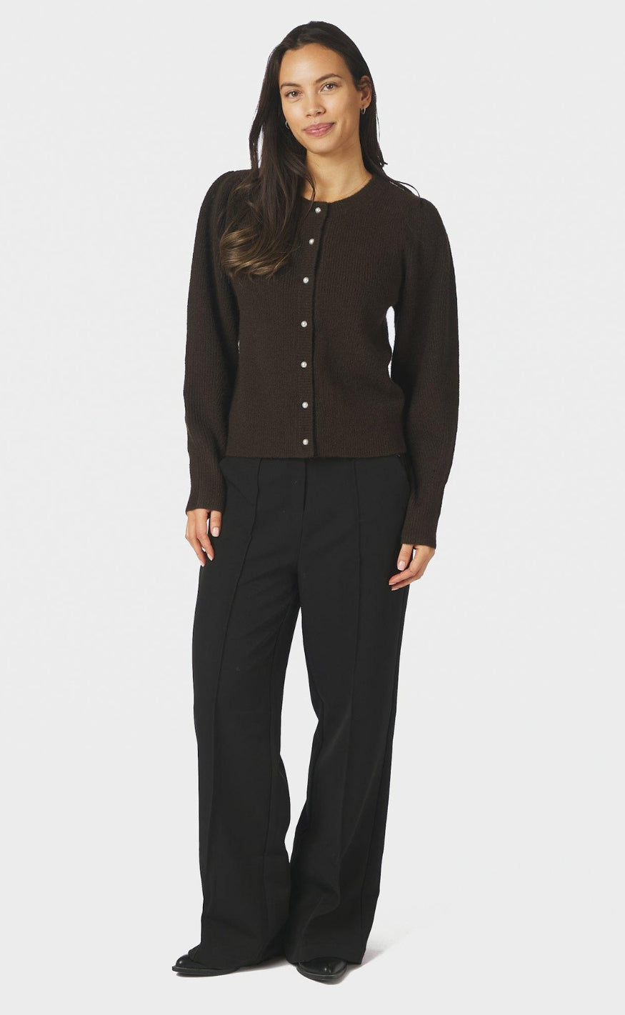 Neo Noir Cardigan - Nuna Knit - Brown