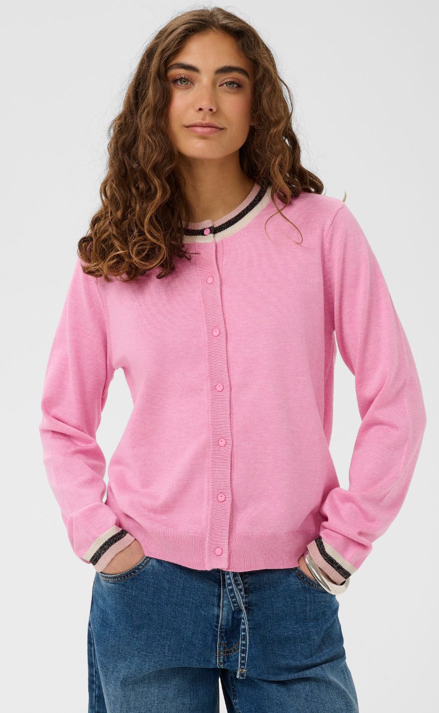 Culture Cardigan - Betri Annemarie - Begonia Pink Melange