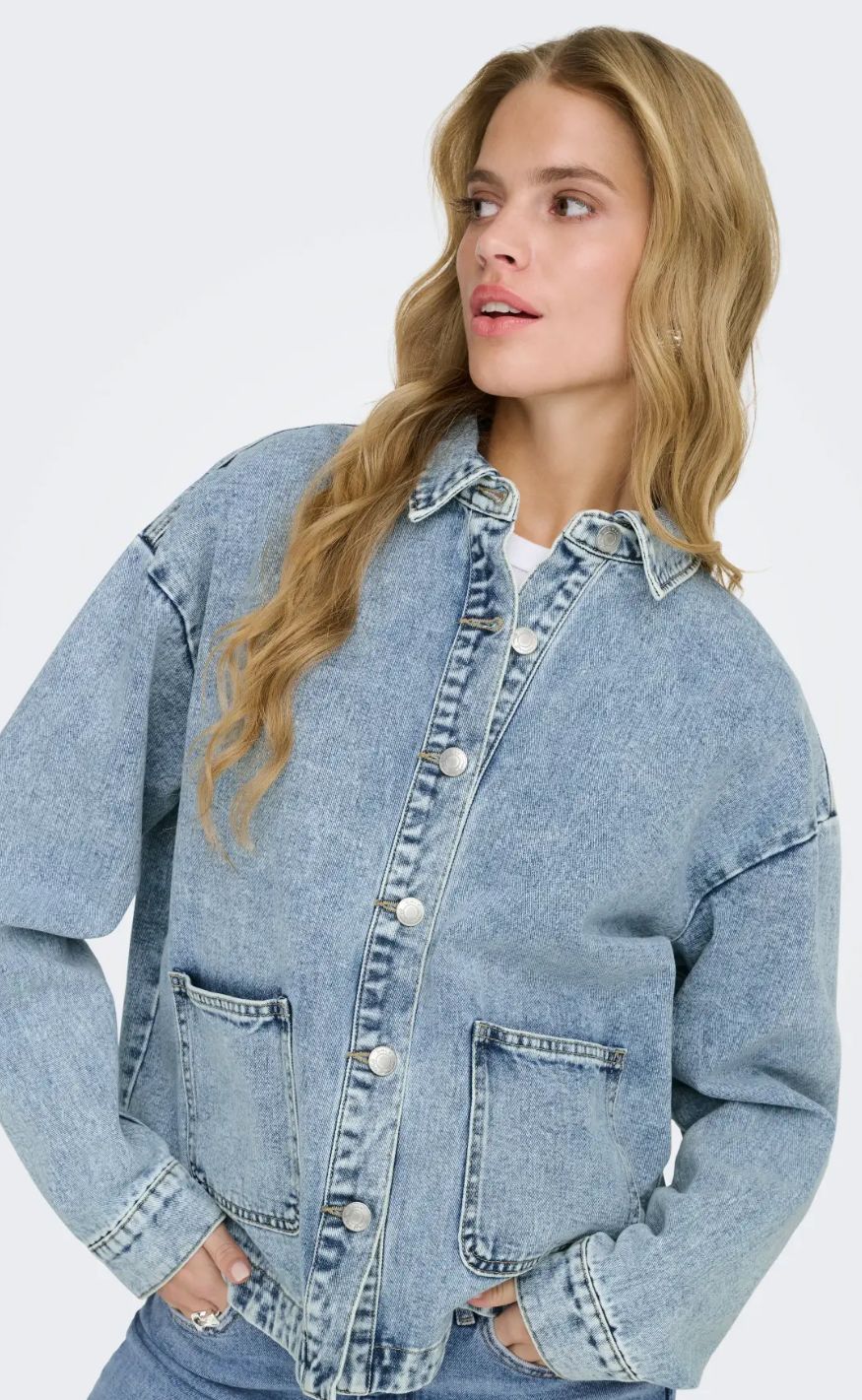 ONLY Jakke - Ferbie - Light Blue Denim