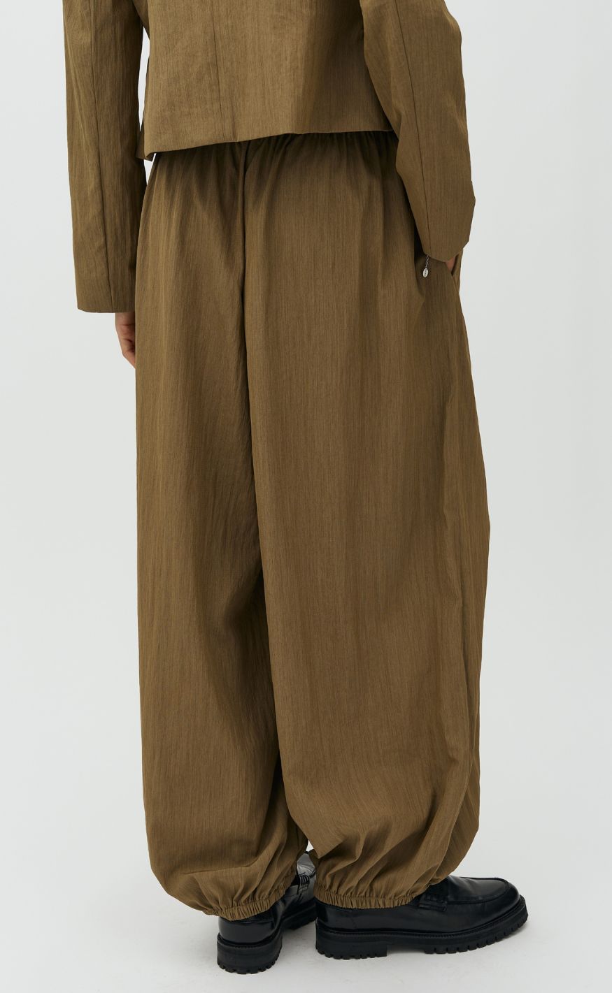 MbyM Bukser - Koons-M - Light Olive Melange