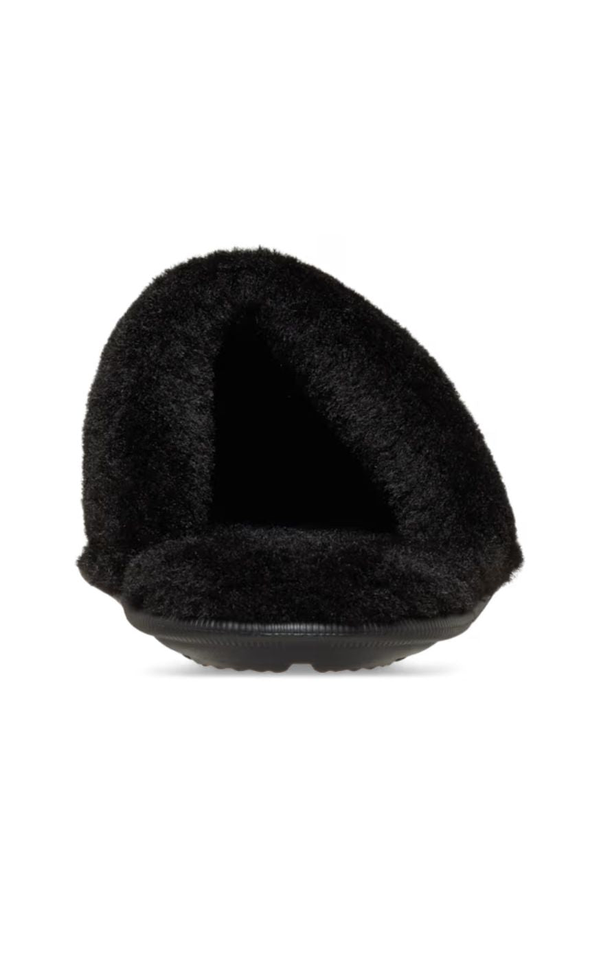 Crocs Træsko - Classic Fuzz Scuff - Black