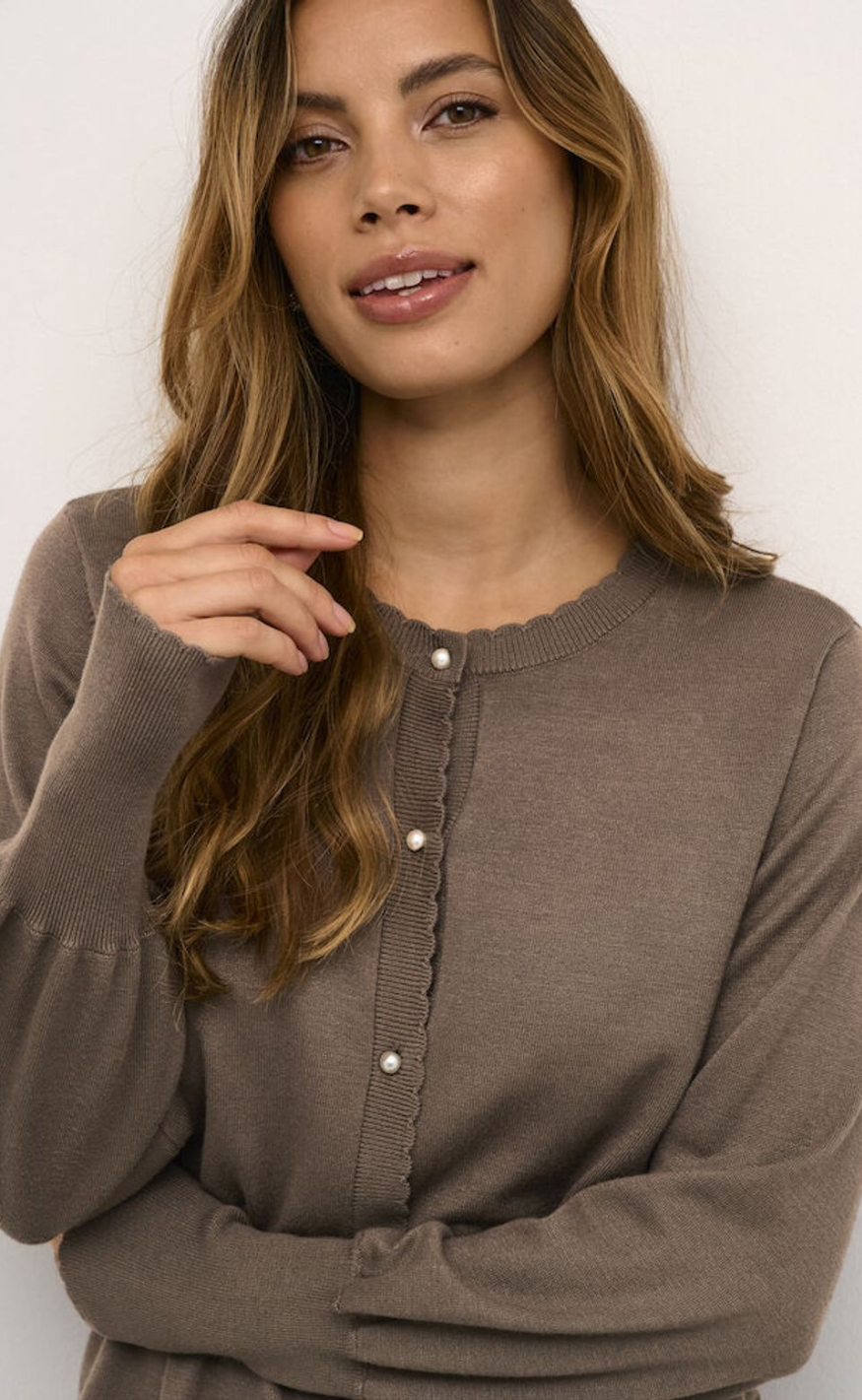 Culture Cardigan - Annemarie - Falcon Melange