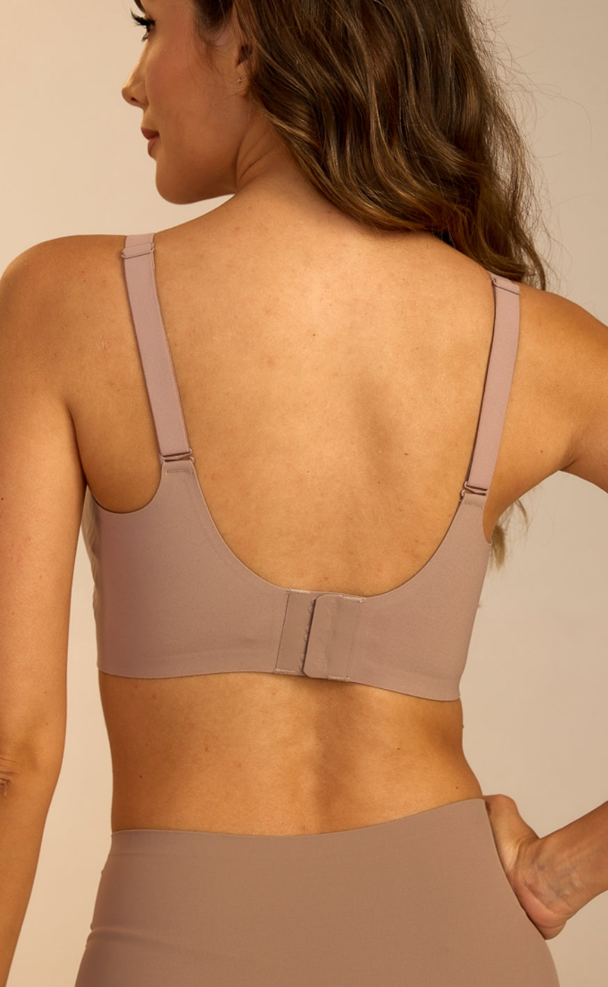 FemiFemme BH - FlexiComfort v2. Bøjlefri - Soft Mocha