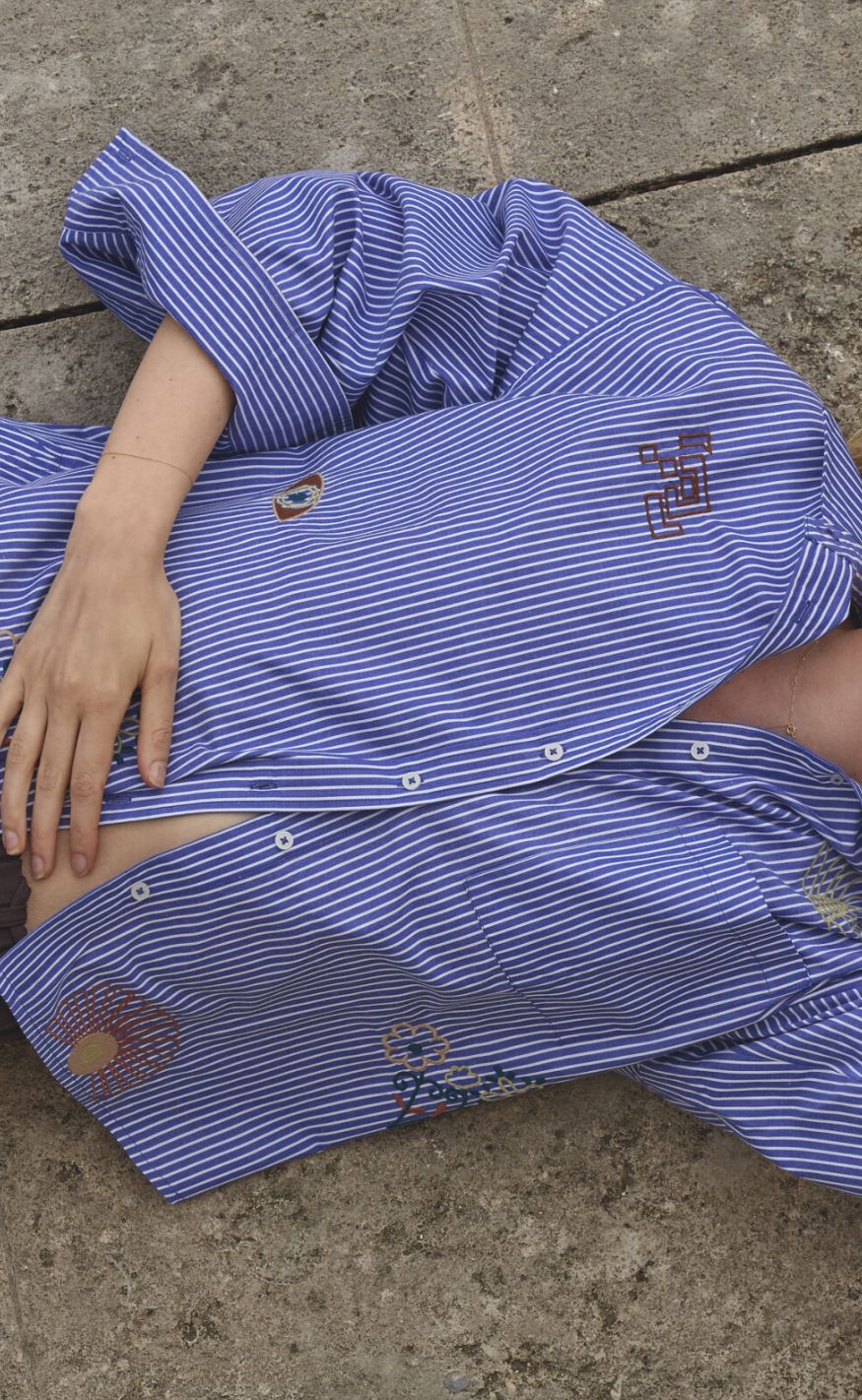 Love & Divine Skjorte - Love1555-5 - Blue Stripes