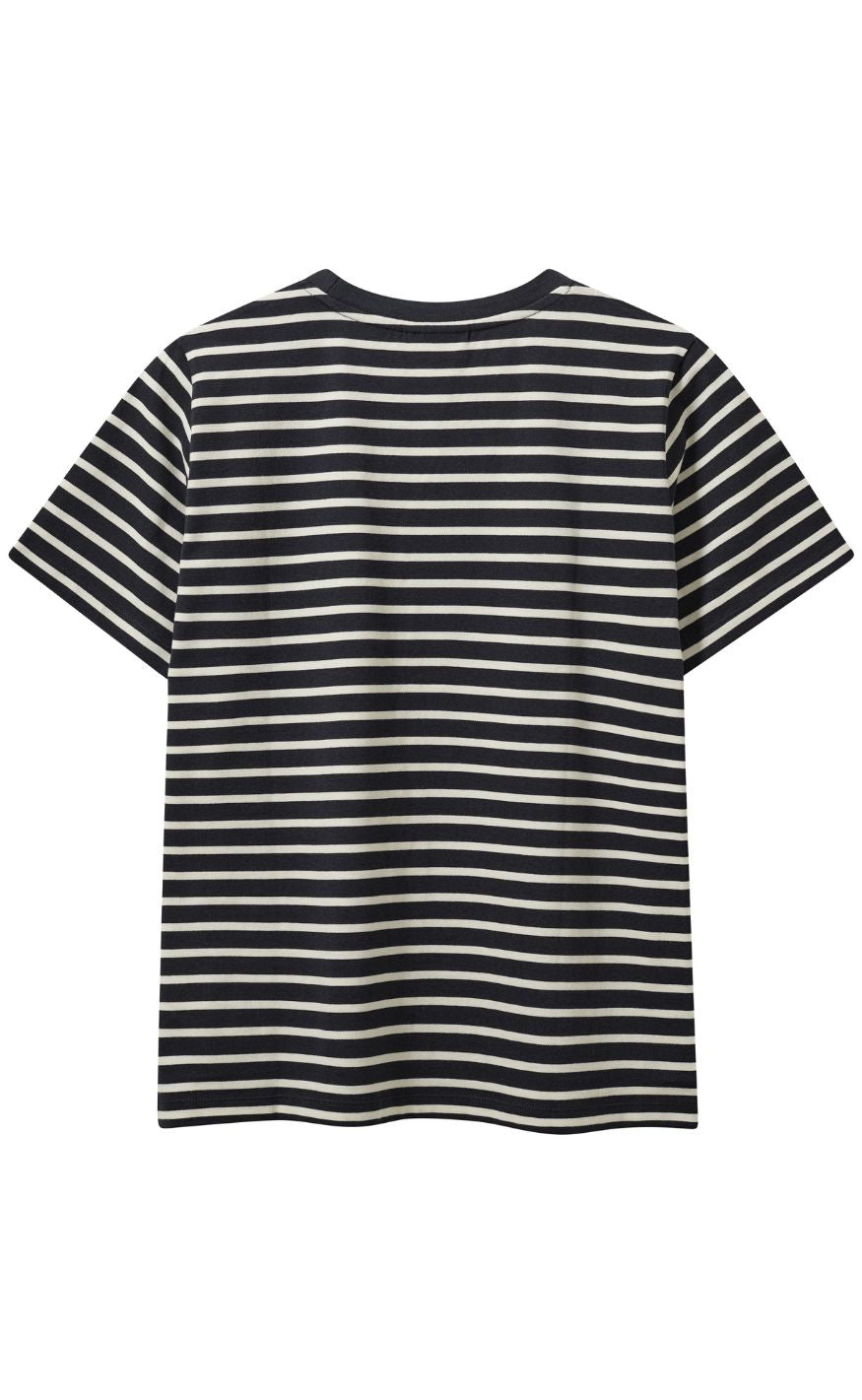 H2O T-Shirt - Skagen Striped - Navy/Cream White