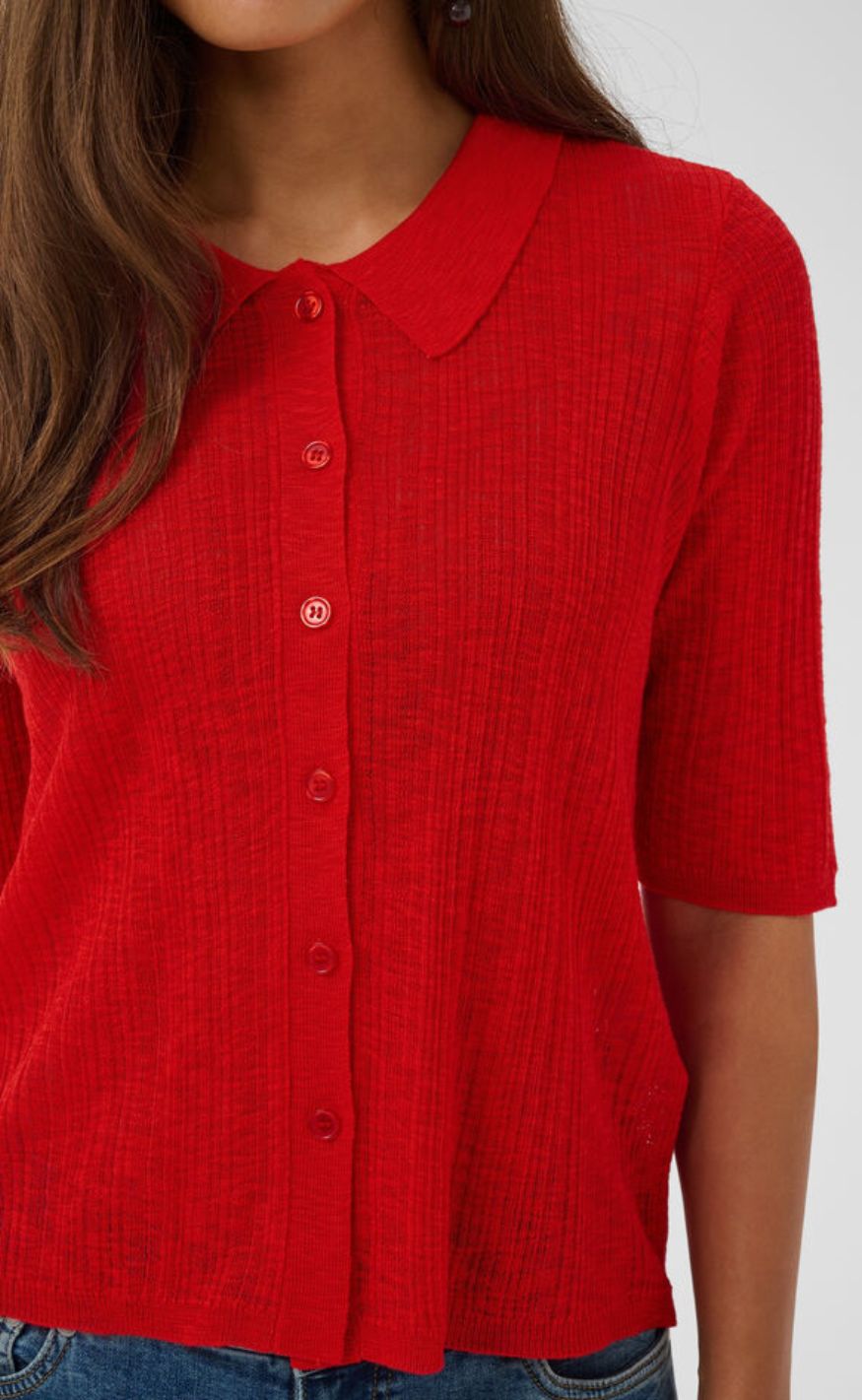 Culture T-shirt - Augustine SS Polo - Fiery Red