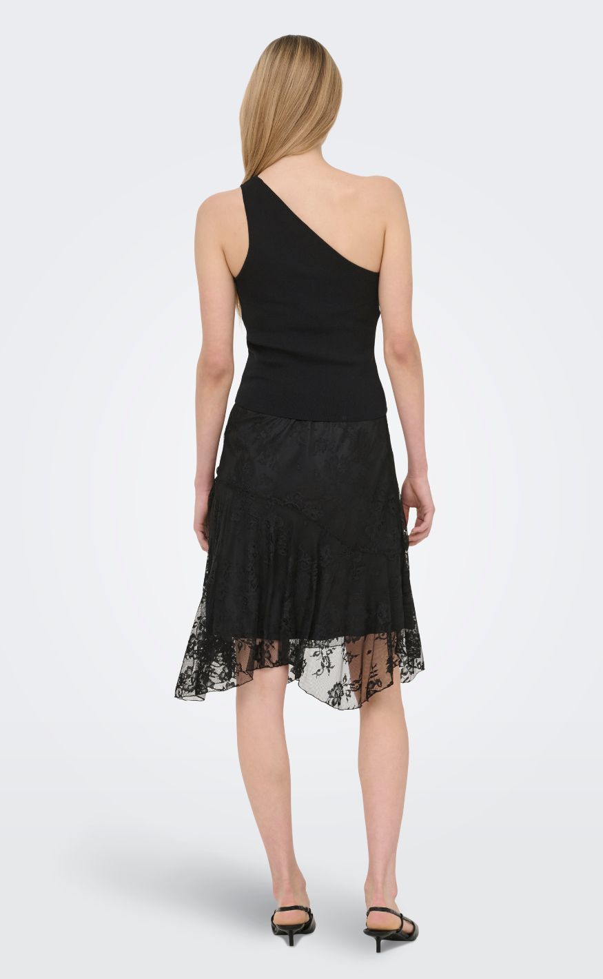 ONLY Topp - Milo One Shoulder - Black