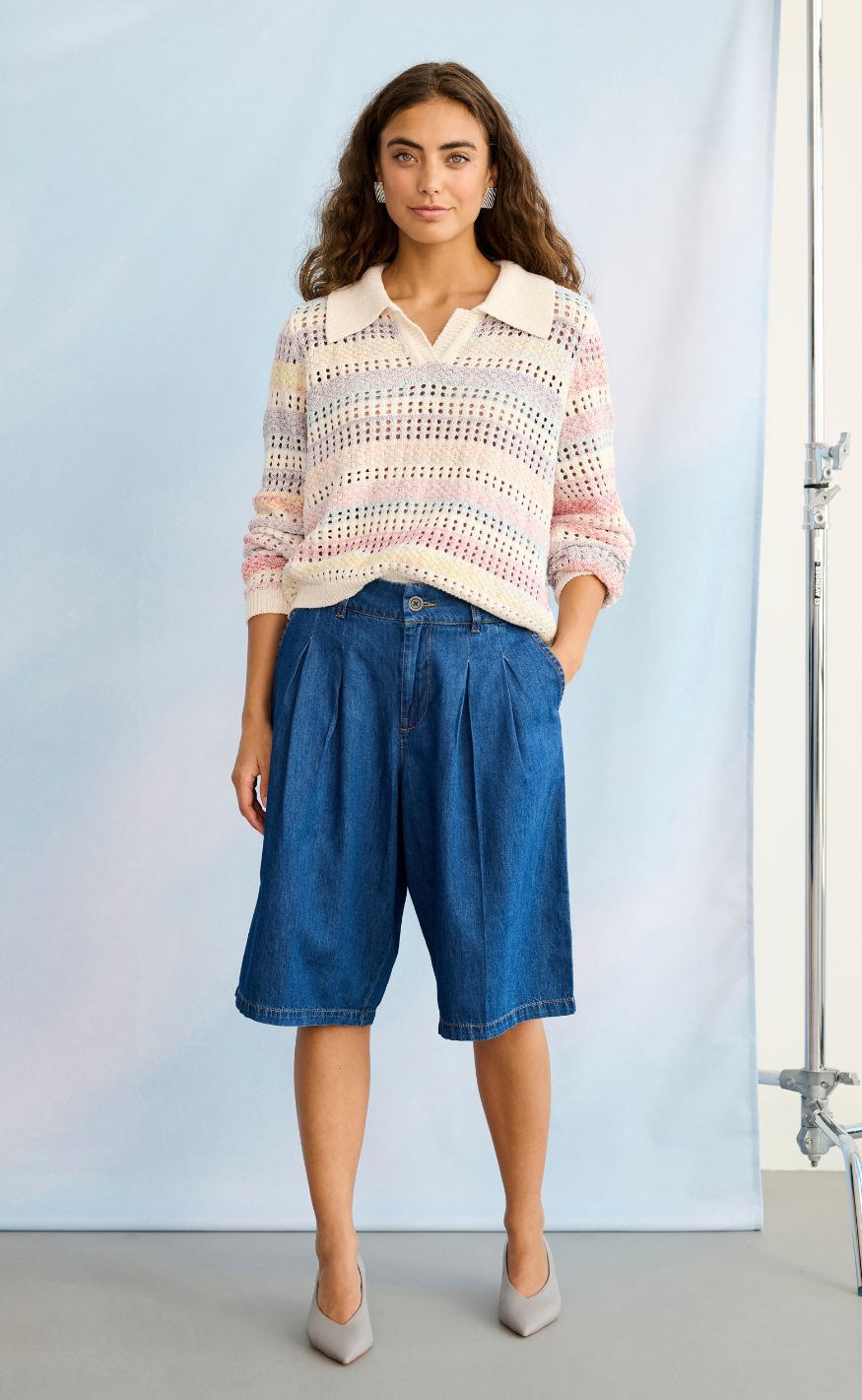 Culture Pullover - Juana Polo - Multi Stripe