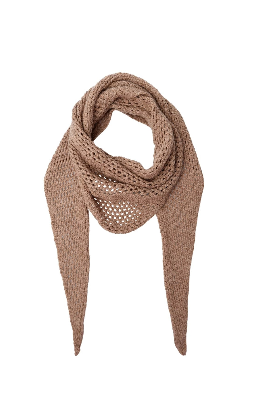Black Colour Skjerf - Gale - Taupe