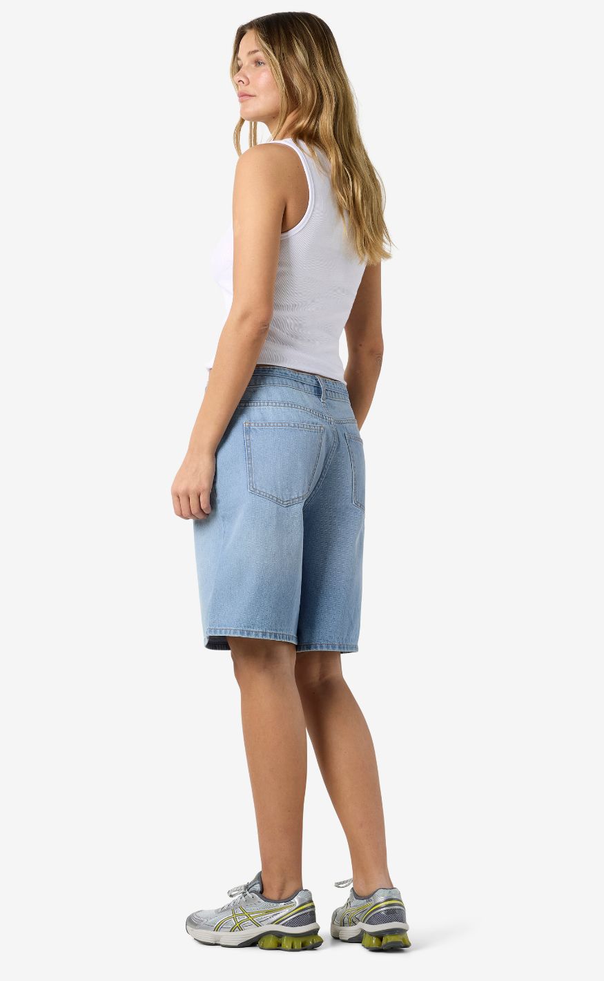 Noisy May Shorts - Maisy MW - Light Blue Denim