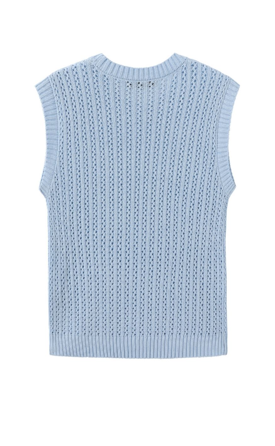 Luxzuz Topp - Corinn - Cerulean Blue