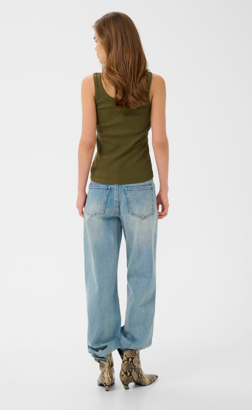 Gestuz Topp - Drew Logo 2.0 - Military Olive