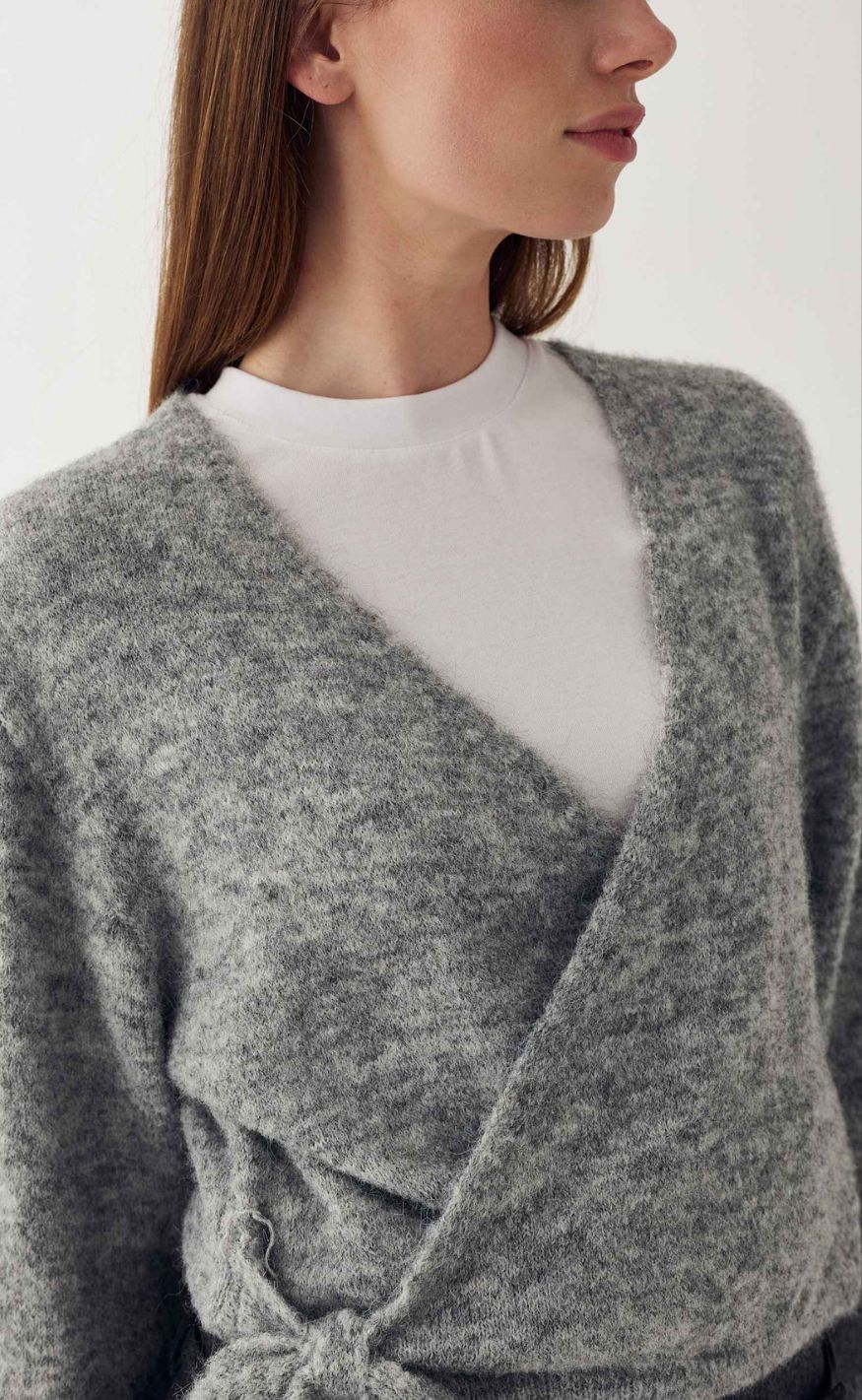 Noella Cardigan - Maelee - Medium Grey Melange