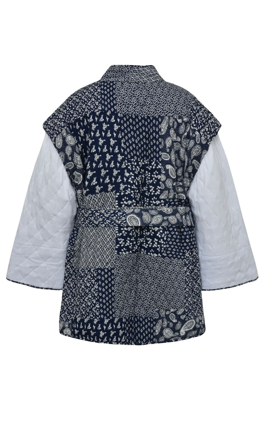 A-View Jakke - Katie patch - 687 Navy/white