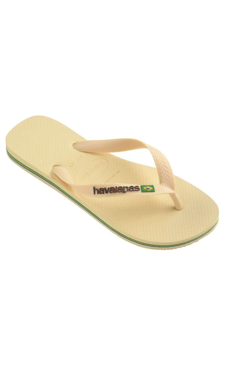 Havaianas Klipklapper / Sandal - Brasil Logo - Buttercream